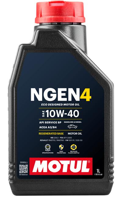 Ulei de motor sintetic MOTUL NGEN 4 10W40, 1 litru